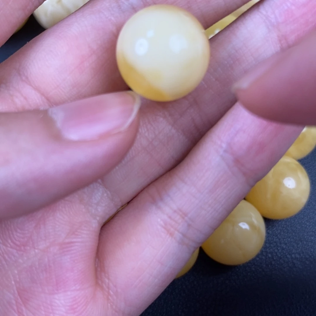 未镶嵌琥珀裸石金白妖花12