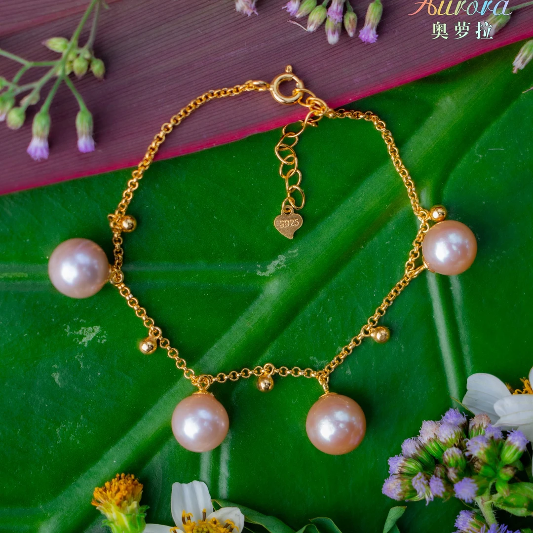 【奥萝拉珠宝】爱迪生珍珠 淡水珍珠 手链 爱迪生珍珠手链 #SL024