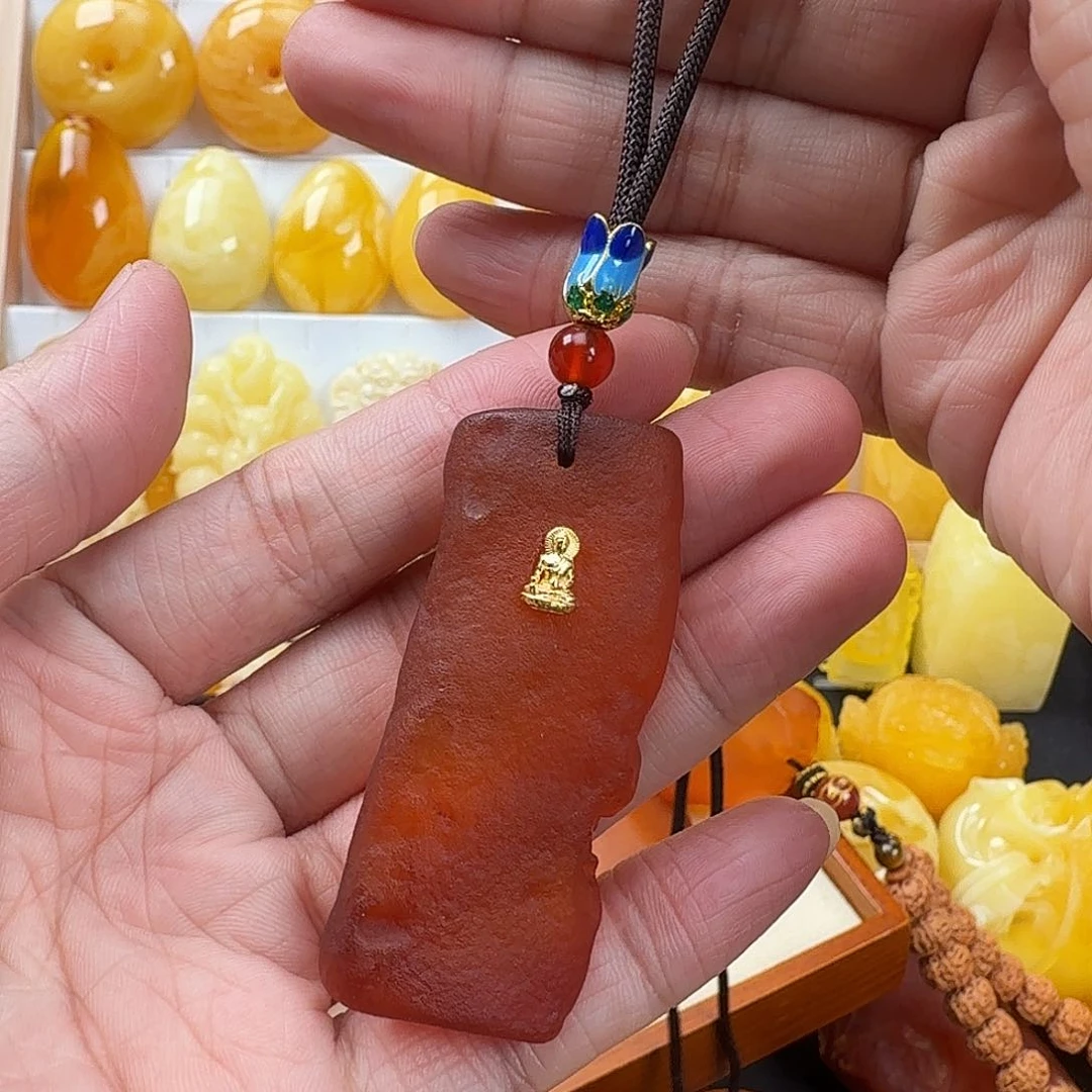 未镶嵌颈饰蜜蜡蜜蜡