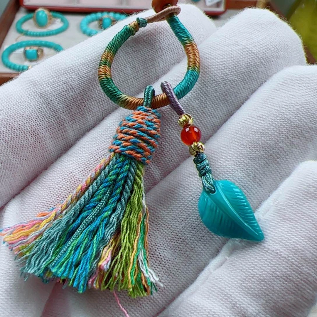 绿松石挂件未镶嵌1个