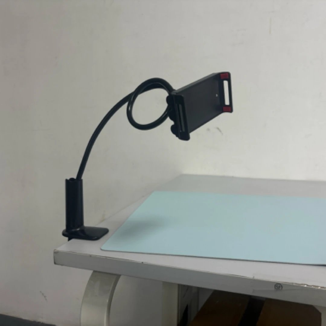 未拆封  超稳不晃金属手机懒人支架床头桌面躺着追剧平板通用