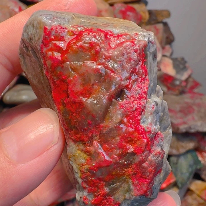 昌化石印石昌化鸡血石