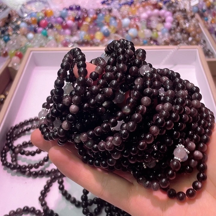 水晶手链未镶嵌443黑