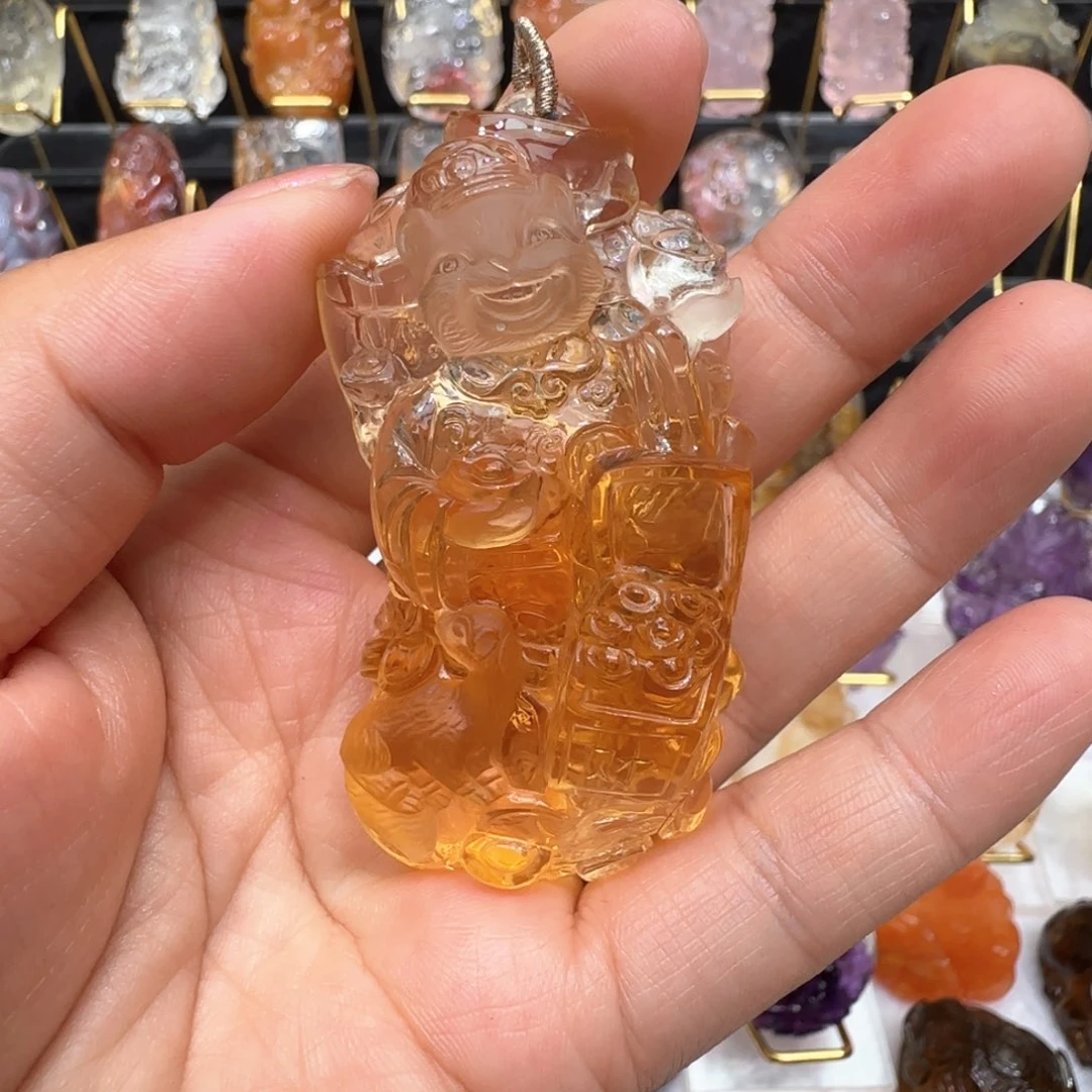 水晶颈饰未镶嵌T***y九尾狐