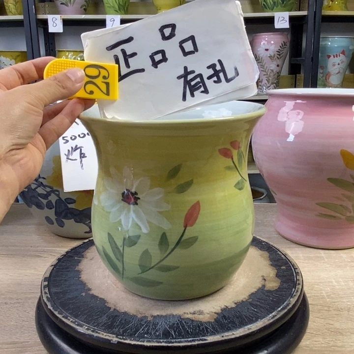 景德镇高温陶瓷花盆