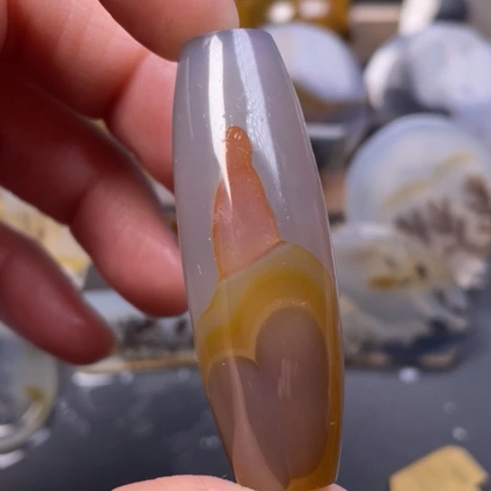 玛瑙/玉髓吊坠(不含链)未镶嵌