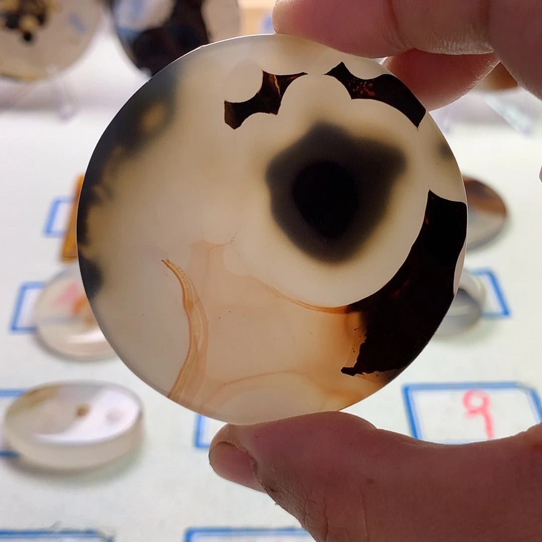 未镶嵌玛瑙/玉髓珠宝半成品