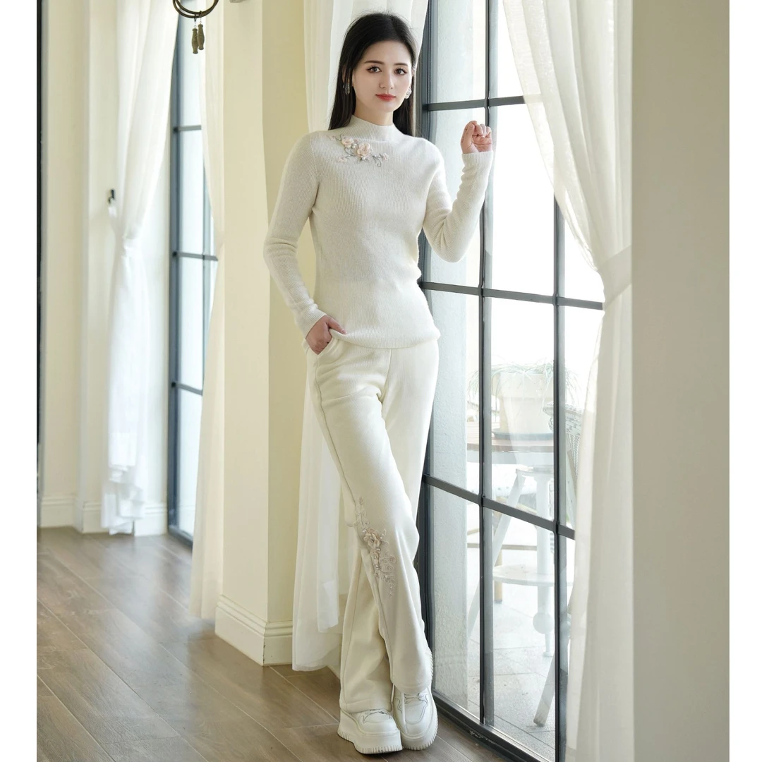 Pink Mary/粉红玛琍新款百搭裤子TMANW2906