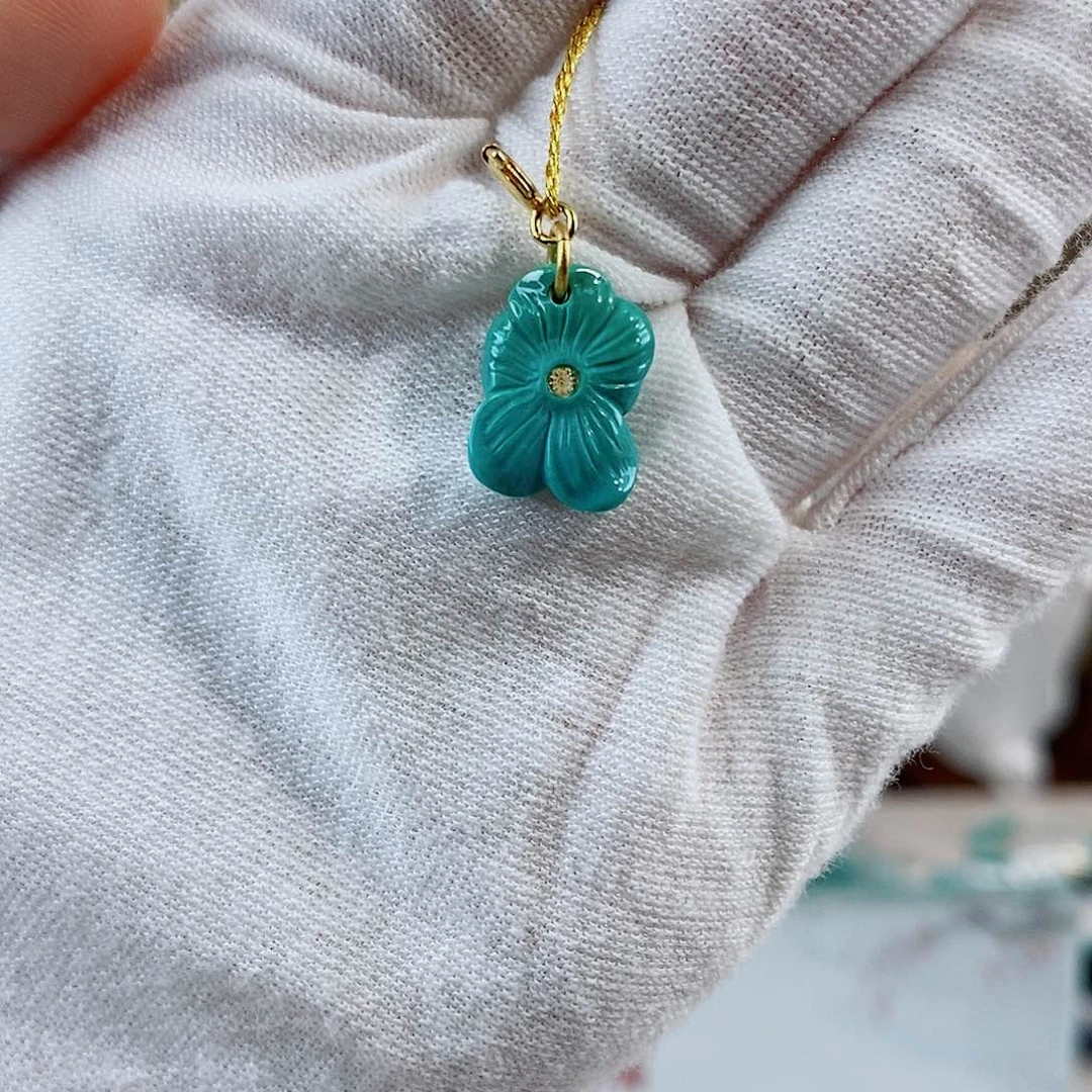 未镶嵌绿松石珠宝奇石