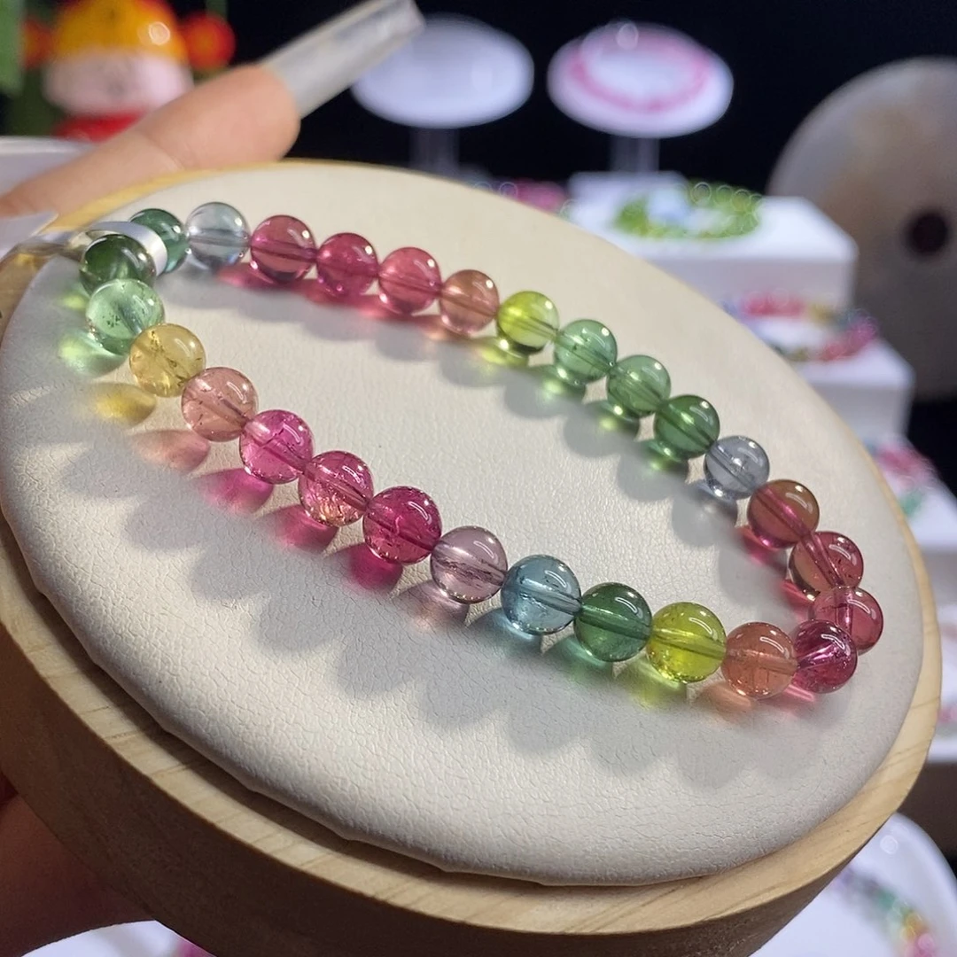 未镶嵌手链碧玺人鱼艳丽