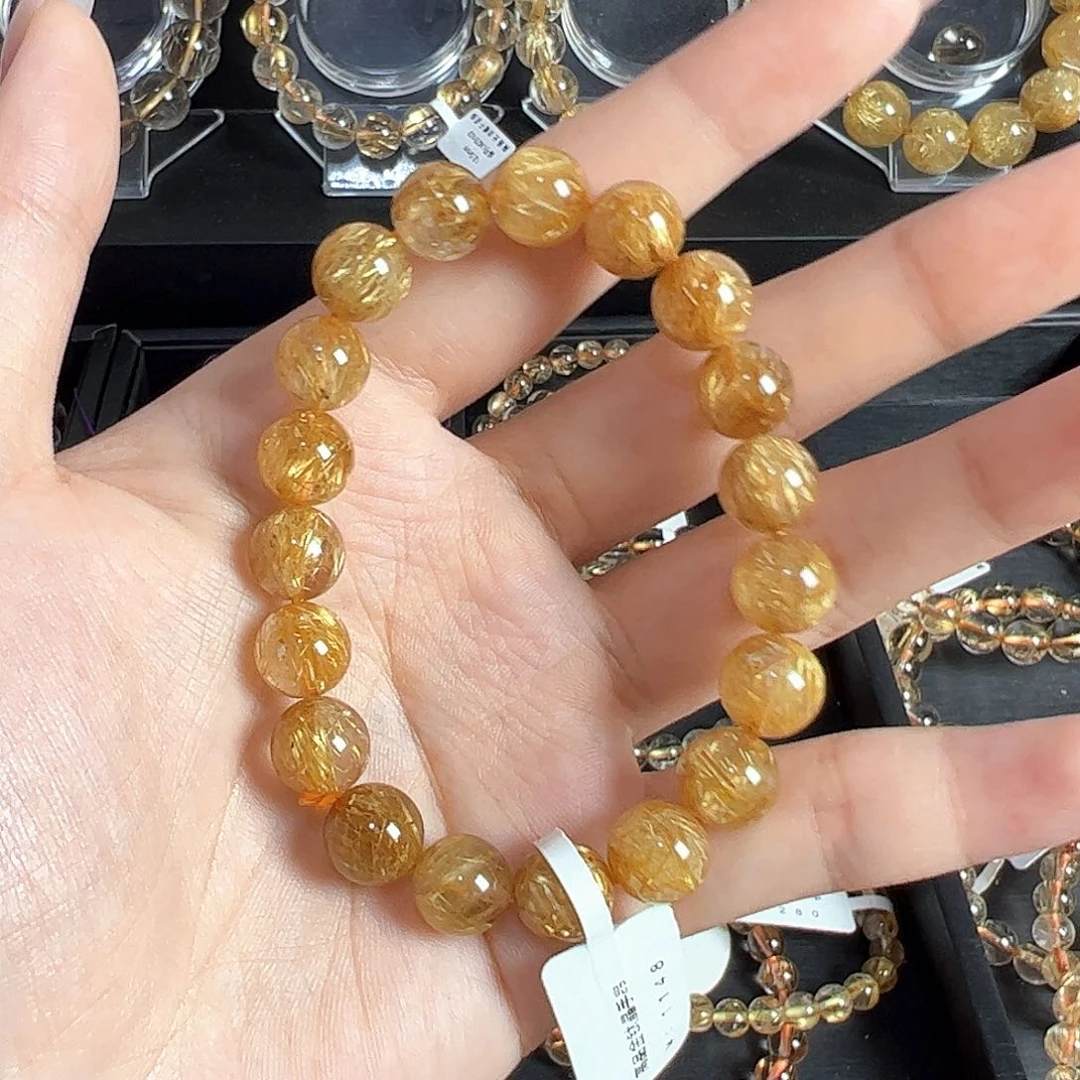 杨***宝水晶手链未镶嵌金钛晶手链