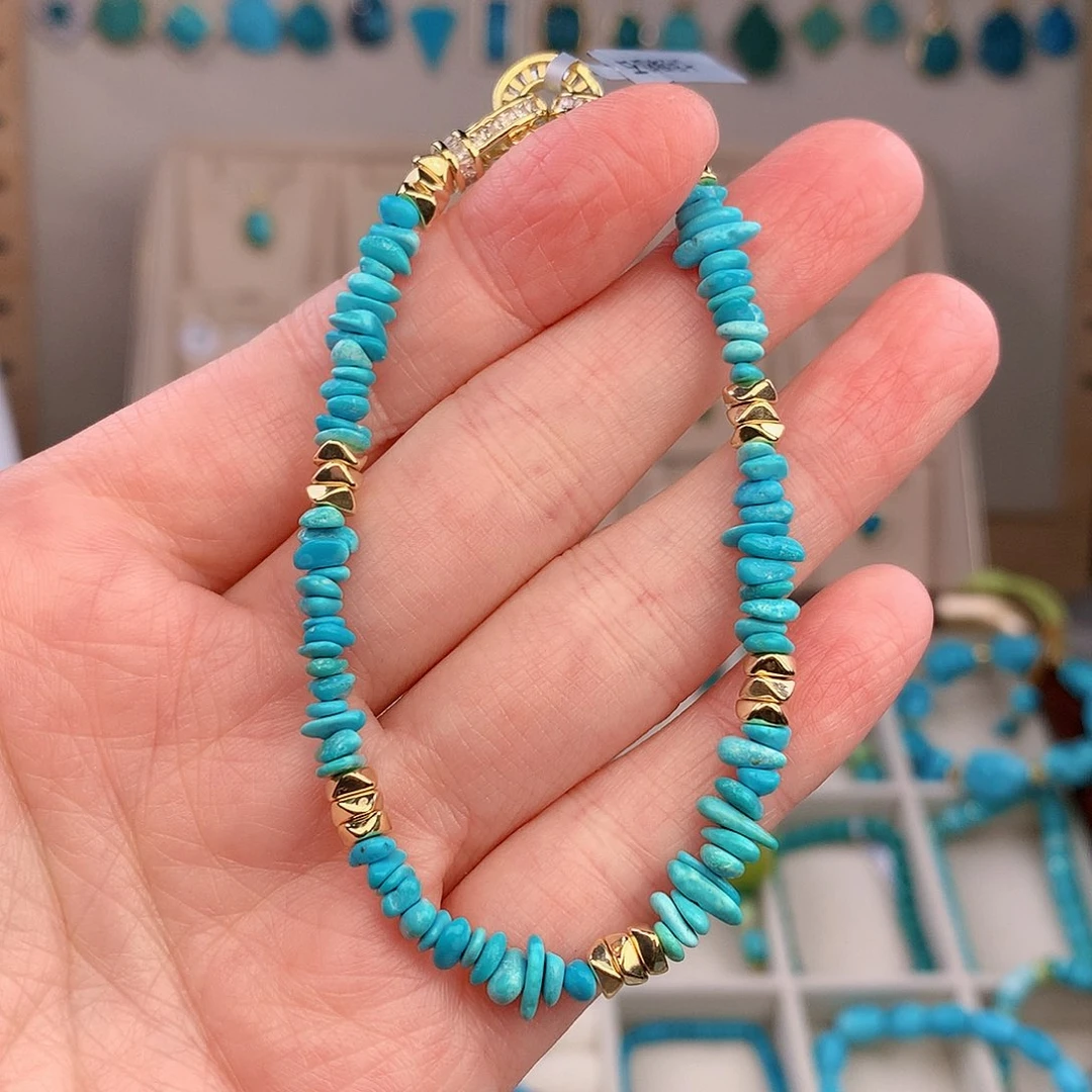 绿松石未镶嵌手链