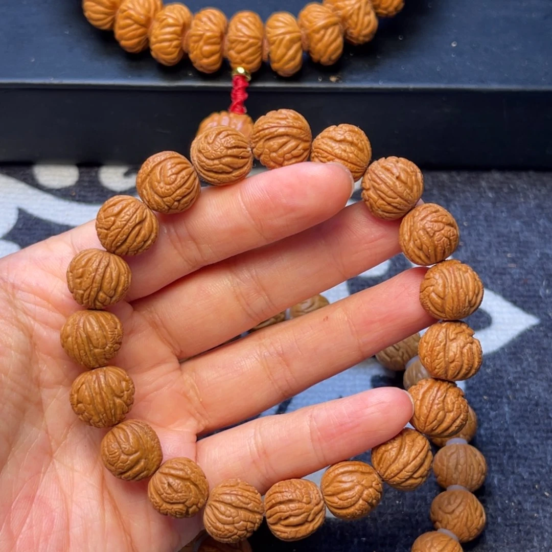 桃核手串龙纹桃核