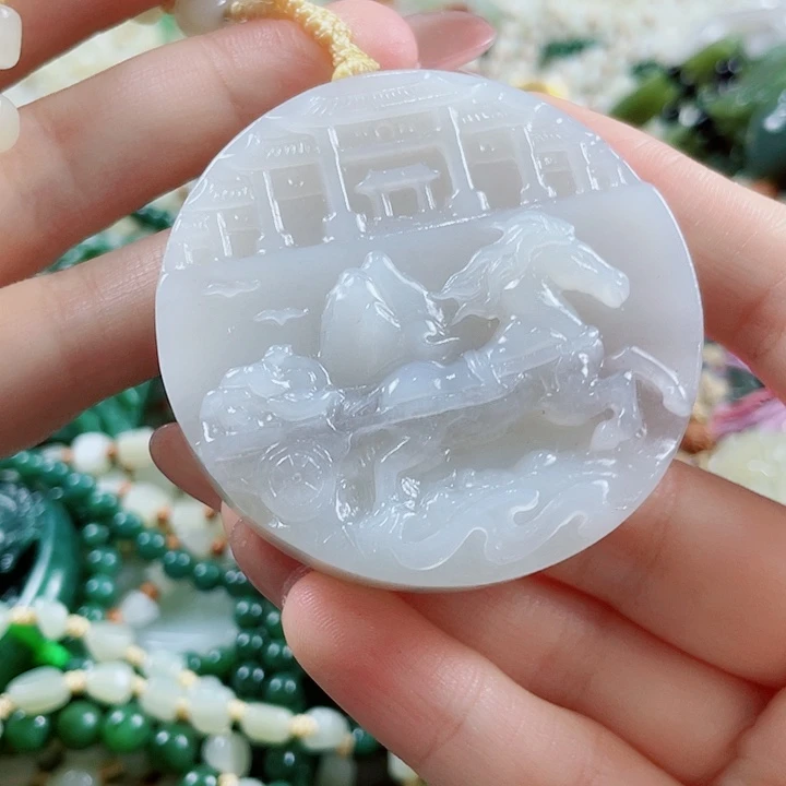 颈饰未镶嵌和田玉