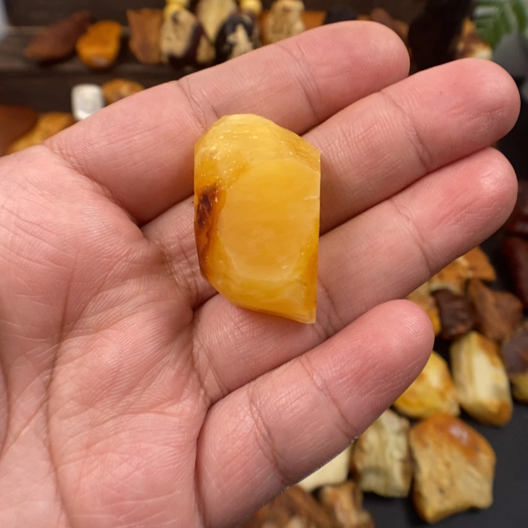 思***姐定制琥珀未镶嵌蜜蜡