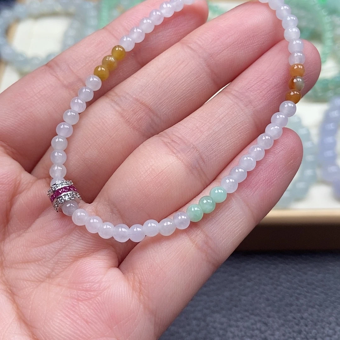 未镶嵌手链翡翠卡3.6