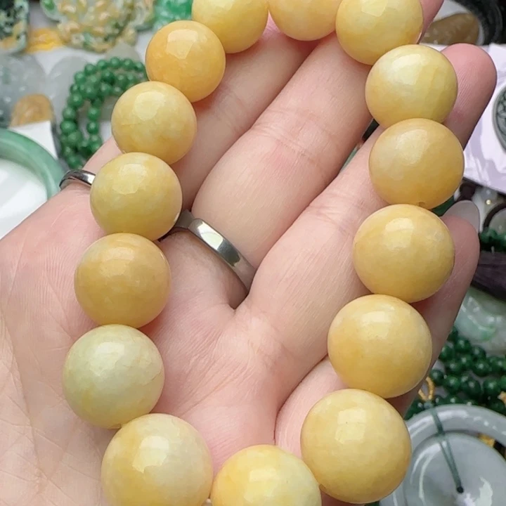 翡翠未镶嵌颈饰天然A货35