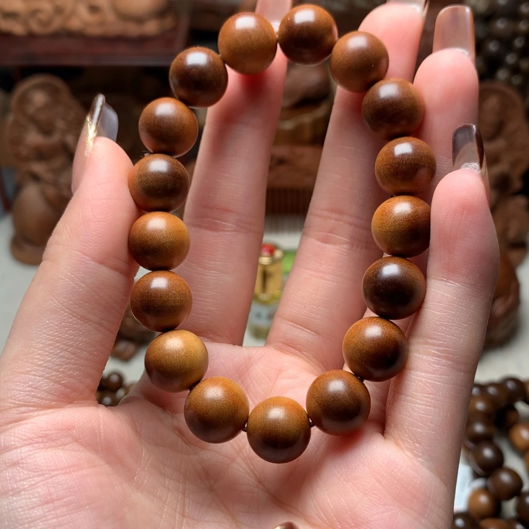 檀香木手串/手链老山檀香1.2奶香黑肉福利