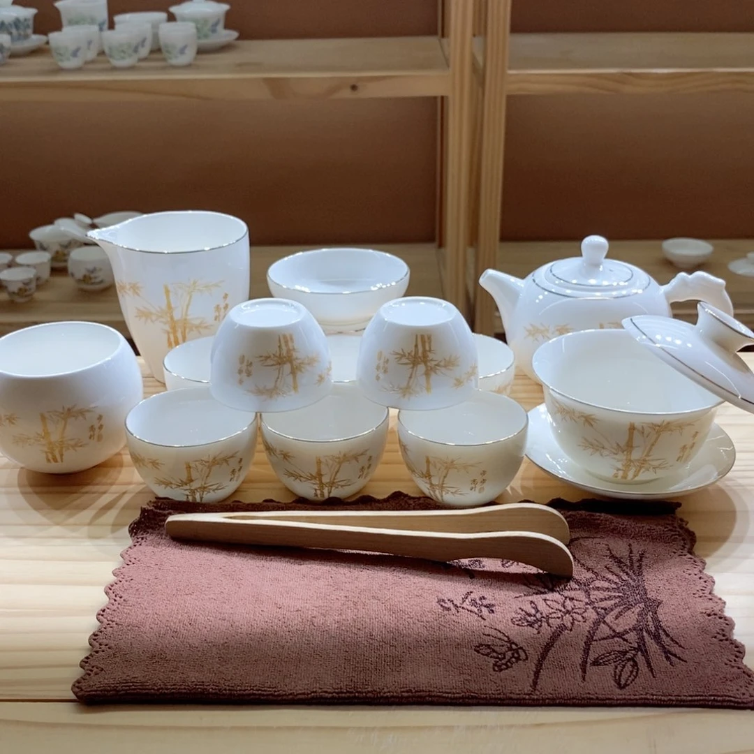 高端茶具套装步步高升16