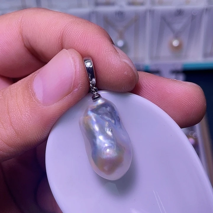 颈饰合金淡水珍珠43