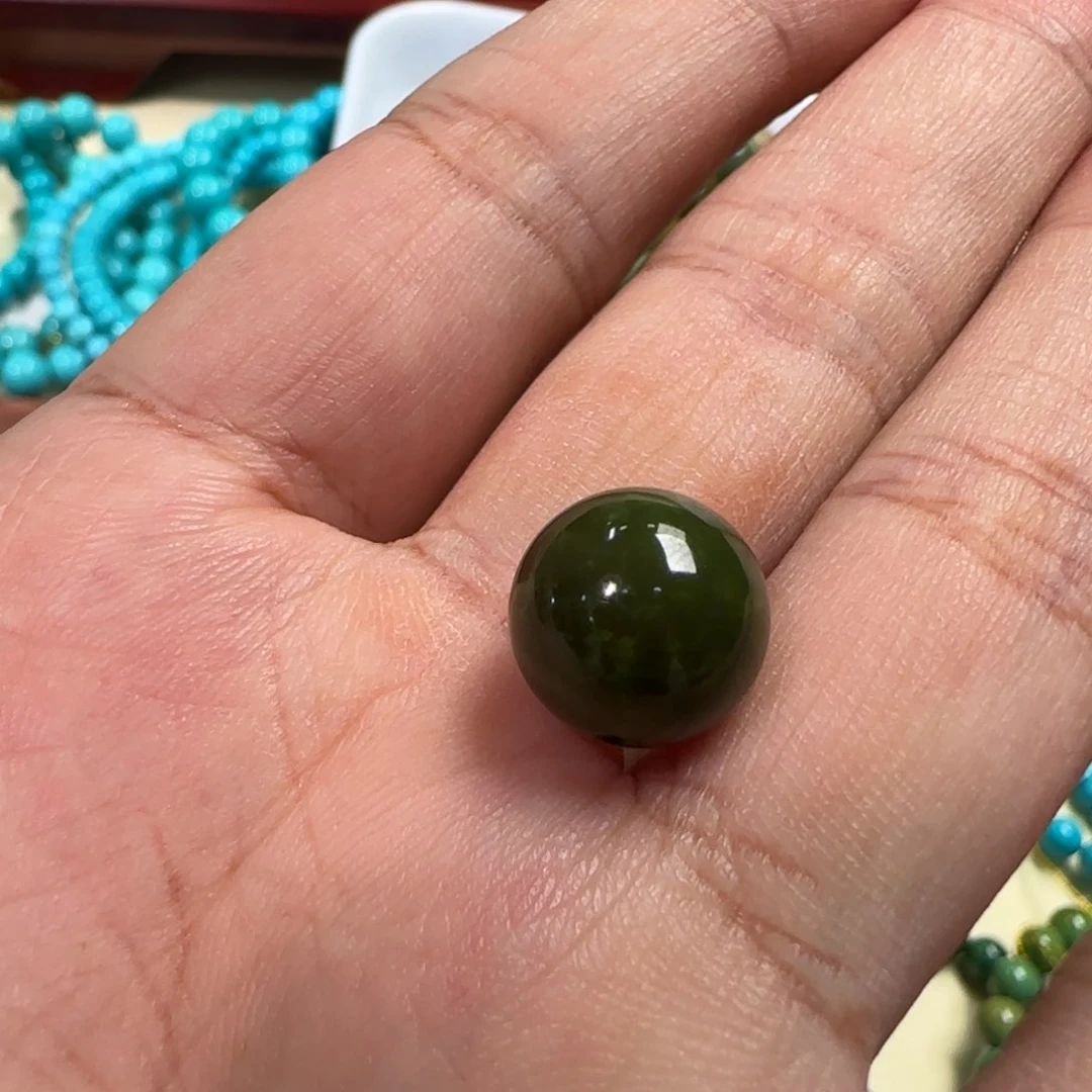 老***）绿松石未镶嵌手串11mm 070100