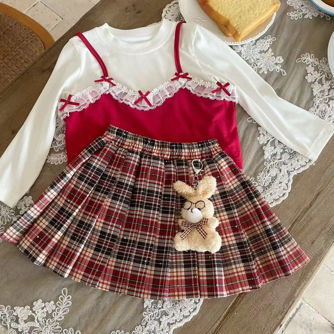 TC.KIDS#63318#福利款 TC.KIDS  2025秋冬汉服女童两件套T恤