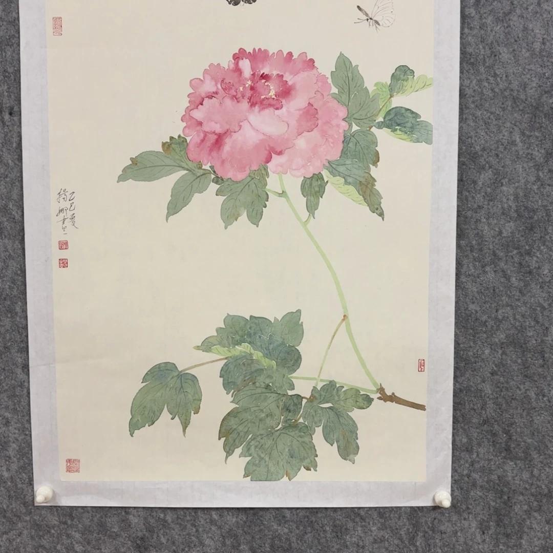 成***山国画杨老师花鸟作品