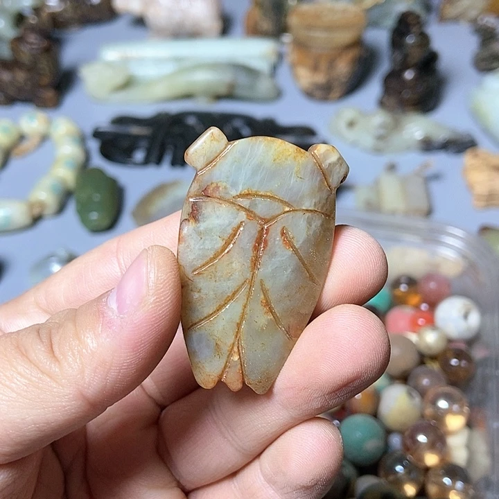 和田玉未镶嵌颈饰108