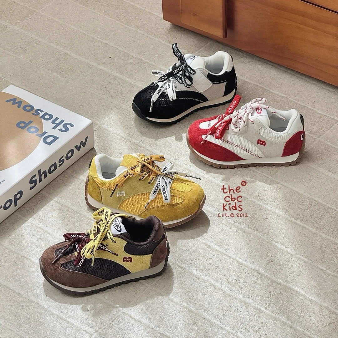 nonogo实体专柜品牌童鞋*2025秋季新款*韩版复古运动阿甘鞋/男女