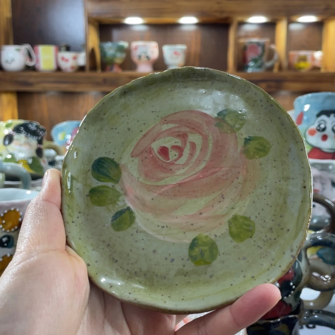 景德镇手工手绘咖啡碟