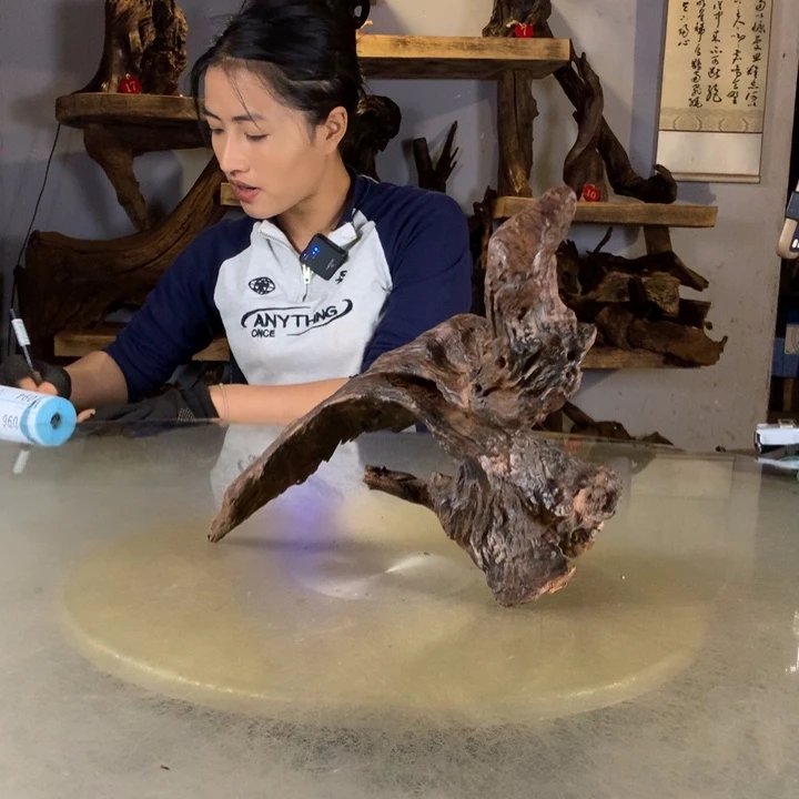 樱***子天然云南紫柚木会黄水