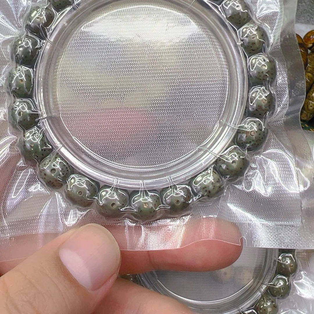 星月菩提手串55福利款绿星月菩提单圈1.0