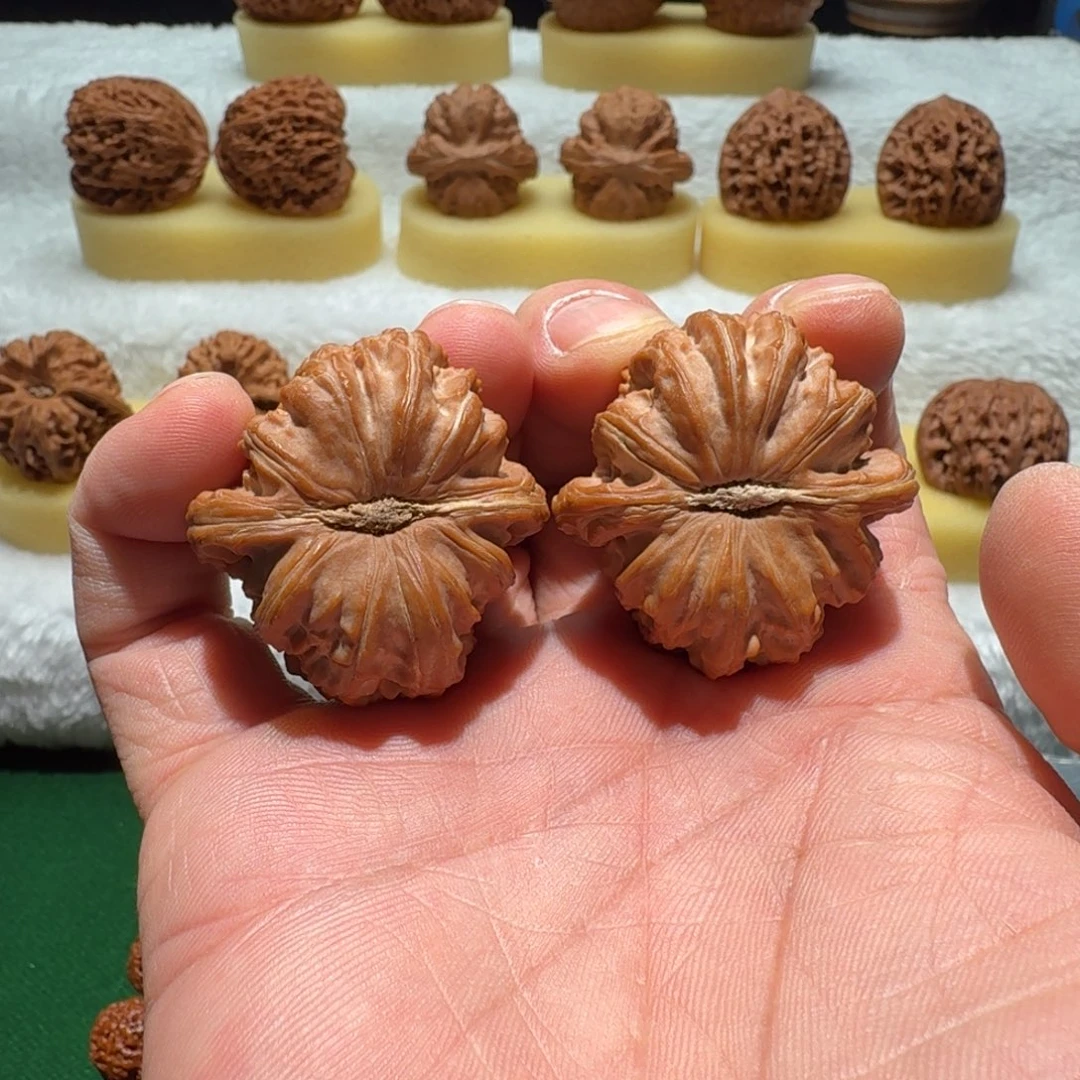 吊坠文玩核桃白狮子39