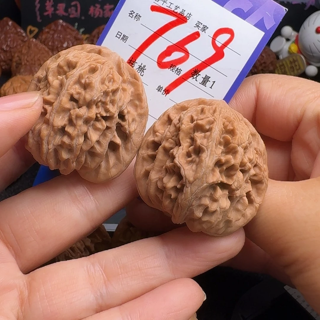 把件猴头核桃四座楼41