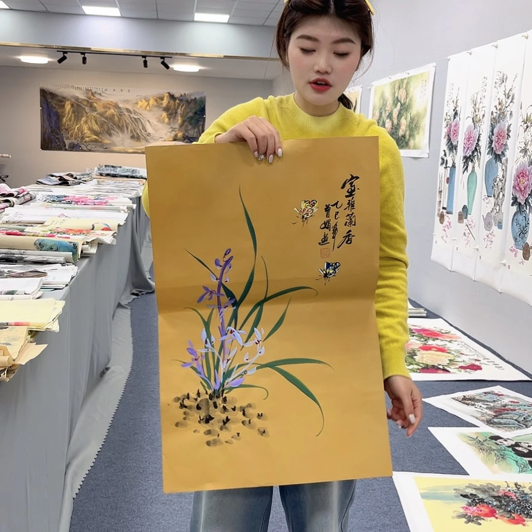 国画纯手绘字画作品