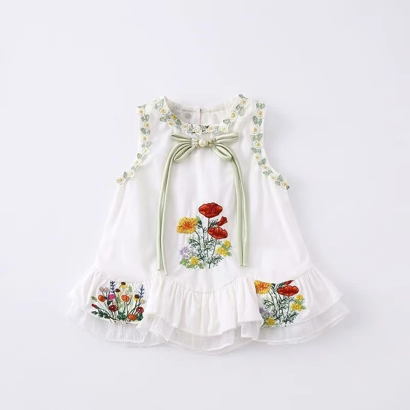 婴幼儿夏季繁花似锦女宝夏季薄款洋气包屁衣裙