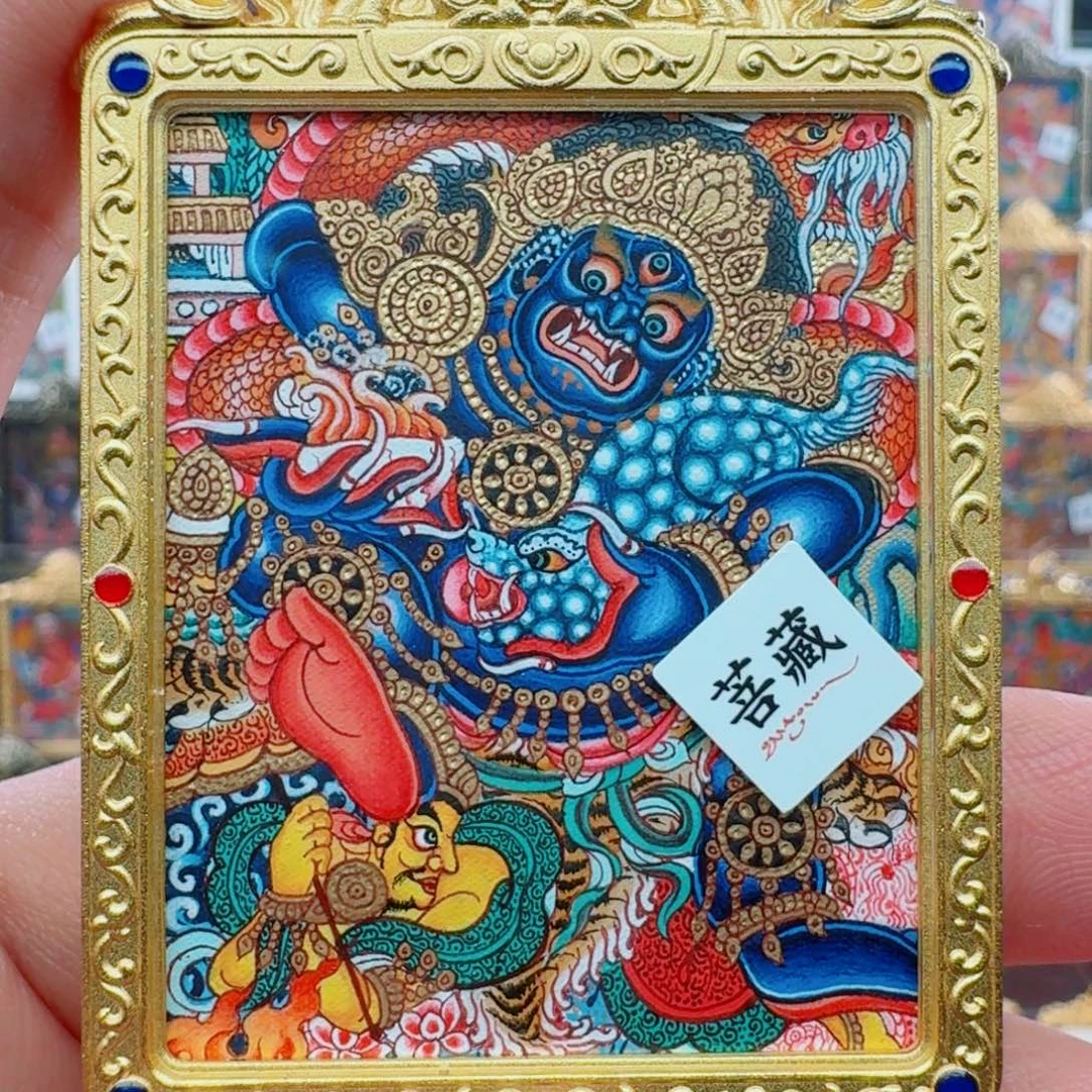 *****吊坠黑财 桑杰扎西 热贡