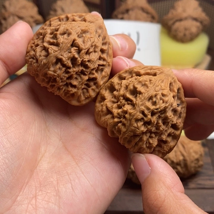 吊坠文玩核桃41全品三角疆 176