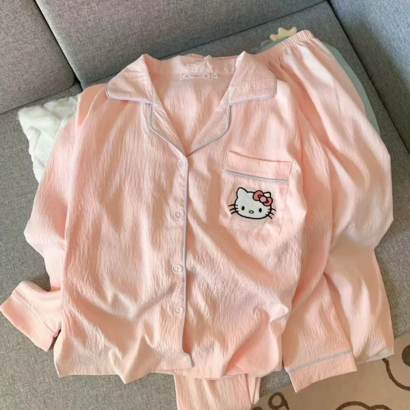 常规款女长袖春季睡衣家居服套装上衣时尚休闲套装