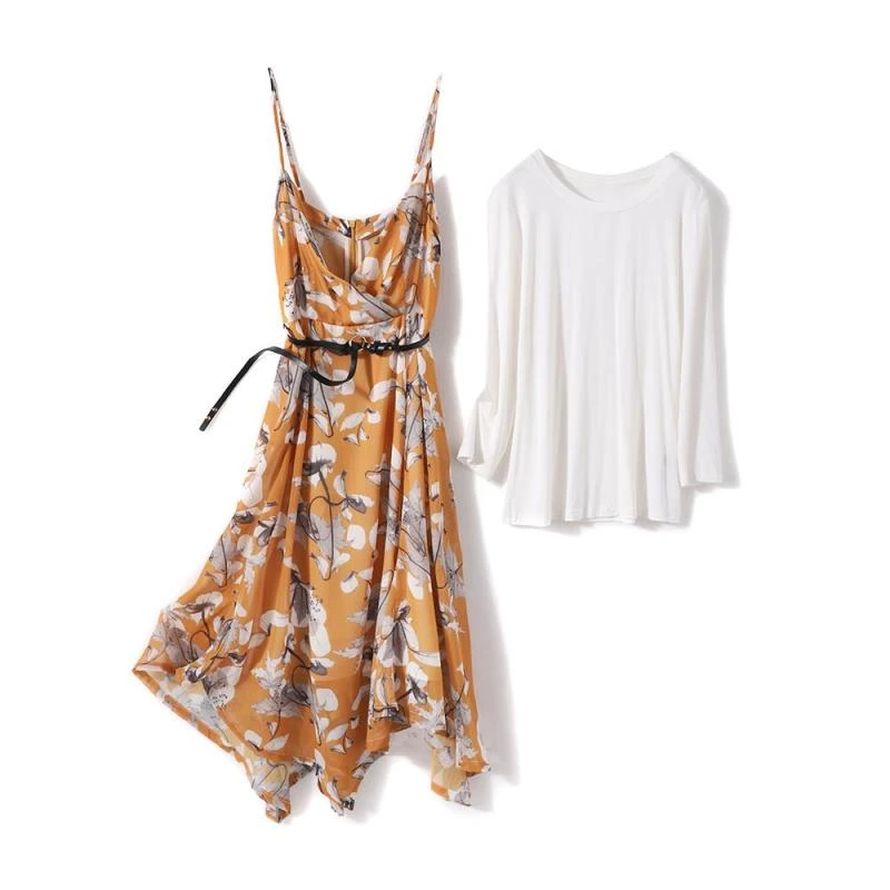 9669【西子系列】碎花连衣裙5X3L378