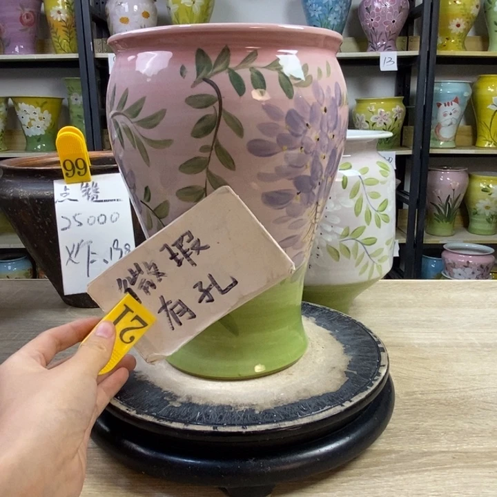 景德镇高温陶瓷花盆