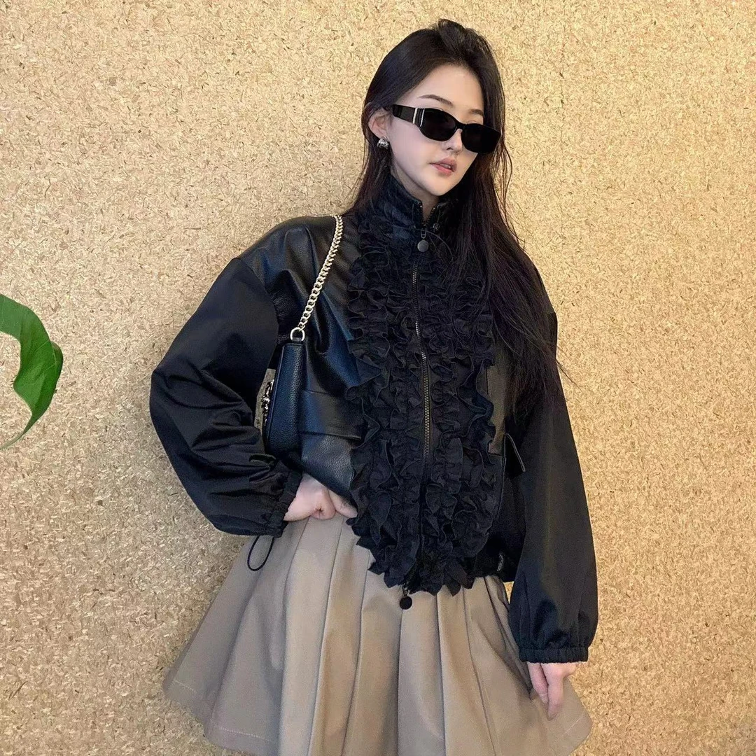 LL【女王优选】轻奢高端时尚气质设计师外套989414