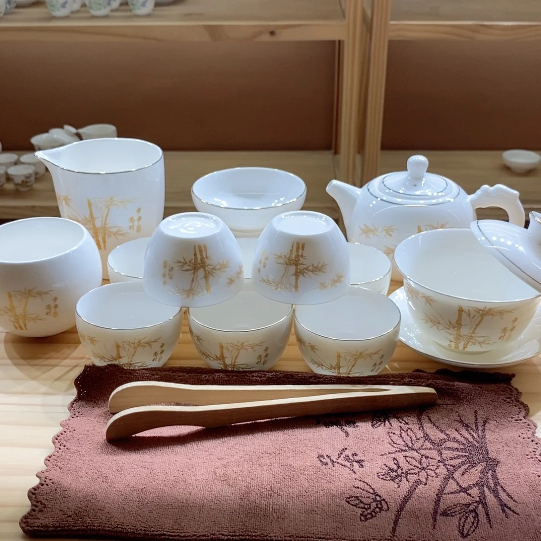 高端茶具套装步步高升16