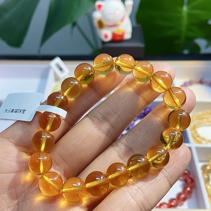 水晶手链未镶嵌黄水晶