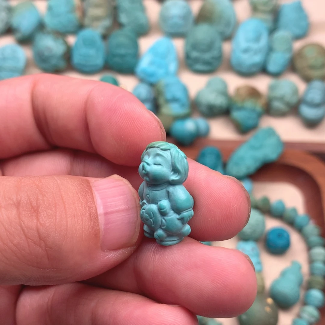 绿松石未镶嵌吊坠(不含链)