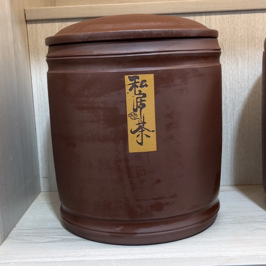 紫砂茶叶罐8饼茶叶罐