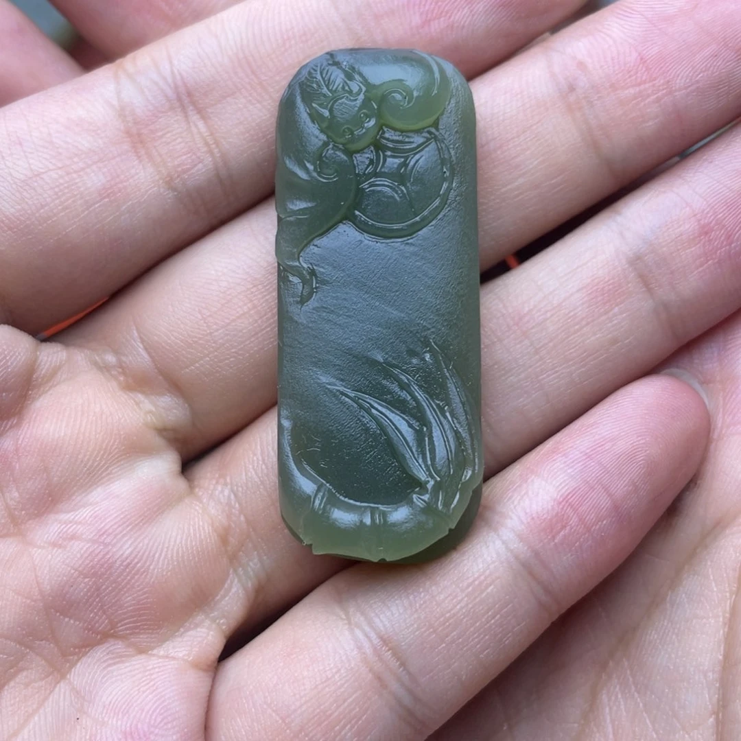 吊坠(不含链)未镶嵌和田玉