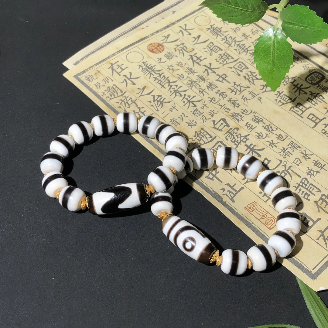 【扶摇臻选】雪域白牙牙二y一线药师手串多样性发其一2729