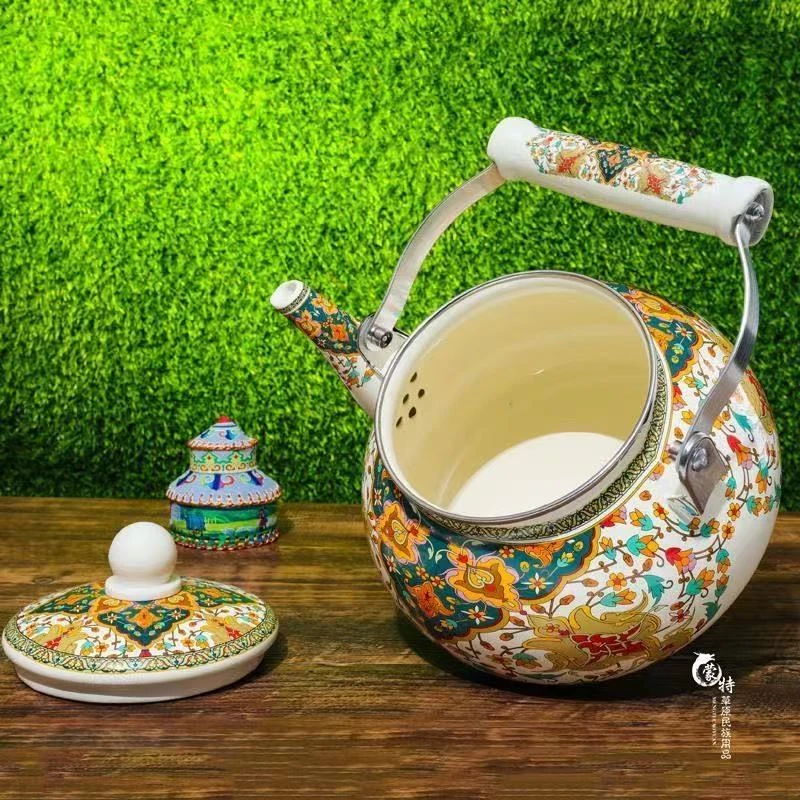加好陶瓷壶水壶烧水壶茶壶凉水壶珐琅壶奶壶平底壶2025