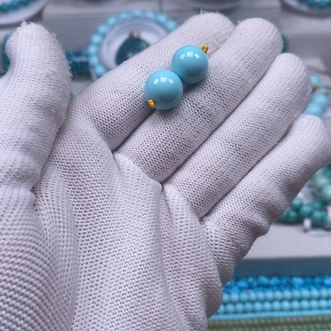 绿松石未镶嵌原矿纯干料绿松石